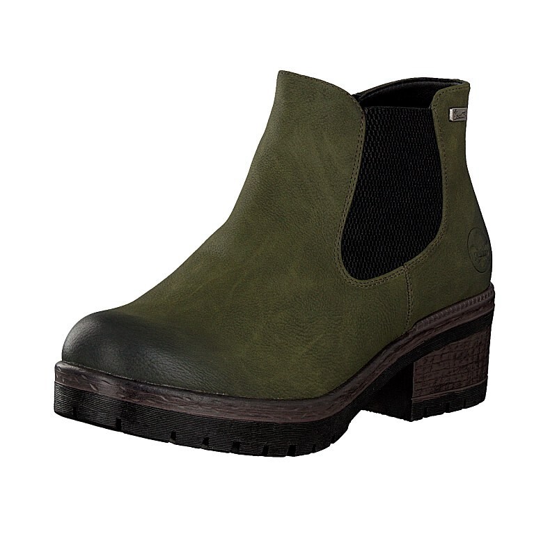 Botas Chelsea Rieker 95290-54 Para Mulher - Verdes